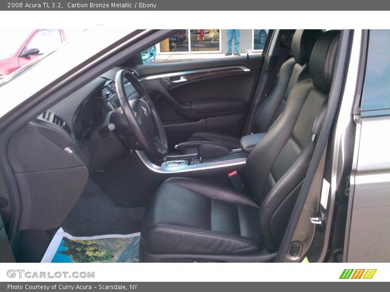 Carbon Bronze Metallic / Ebony 2008 Acura TL 3.2