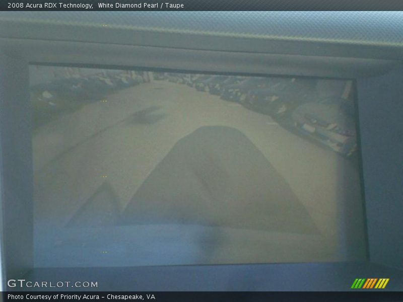White Diamond Pearl / Taupe 2008 Acura RDX Technology