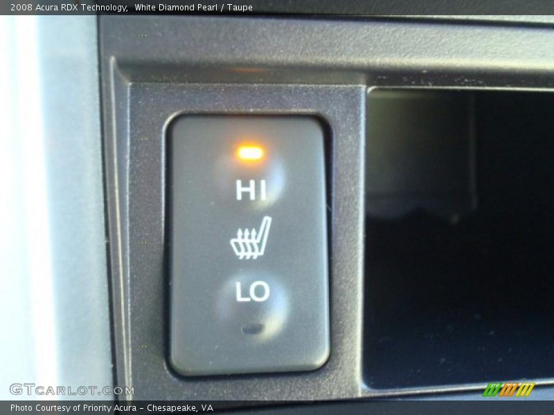 White Diamond Pearl / Taupe 2008 Acura RDX Technology