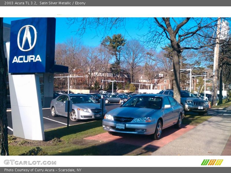 Satin Silver Metallic / Ebony 2003 Acura TL 3.2