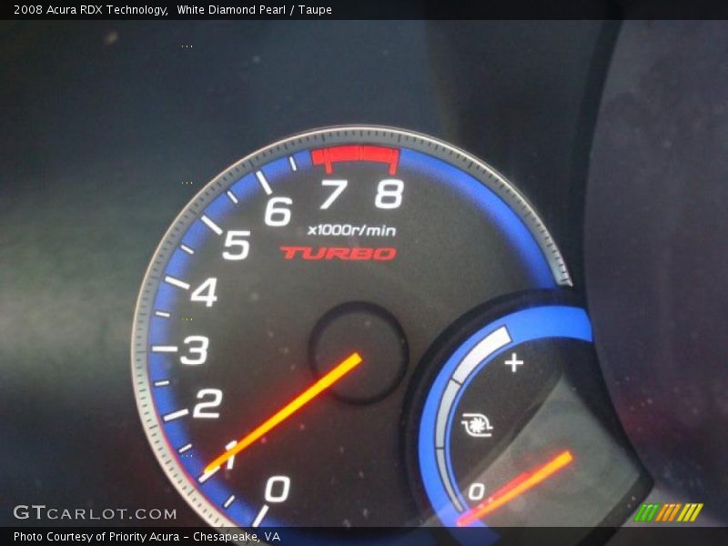 White Diamond Pearl / Taupe 2008 Acura RDX Technology