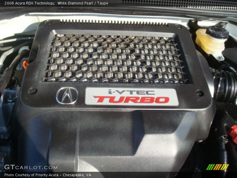 White Diamond Pearl / Taupe 2008 Acura RDX Technology