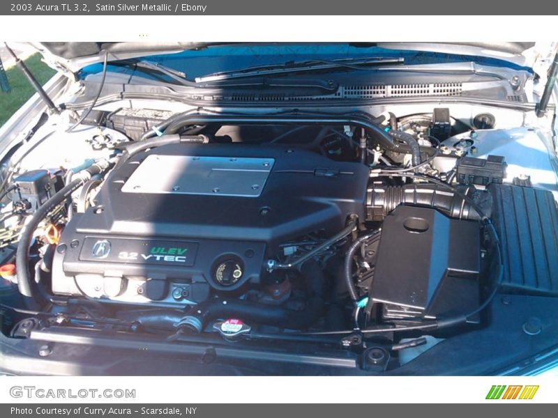 Satin Silver Metallic / Ebony 2003 Acura TL 3.2