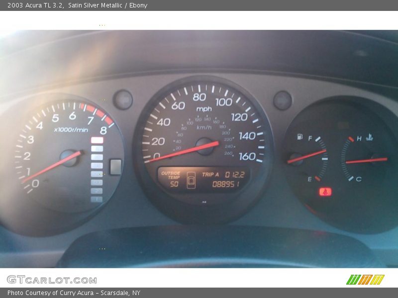 Satin Silver Metallic / Ebony 2003 Acura TL 3.2
