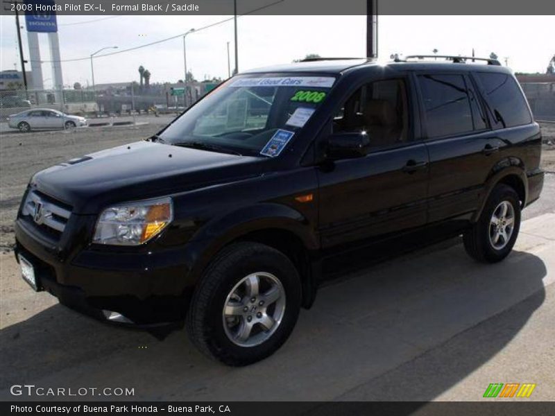 Formal Black / Saddle 2008 Honda Pilot EX-L