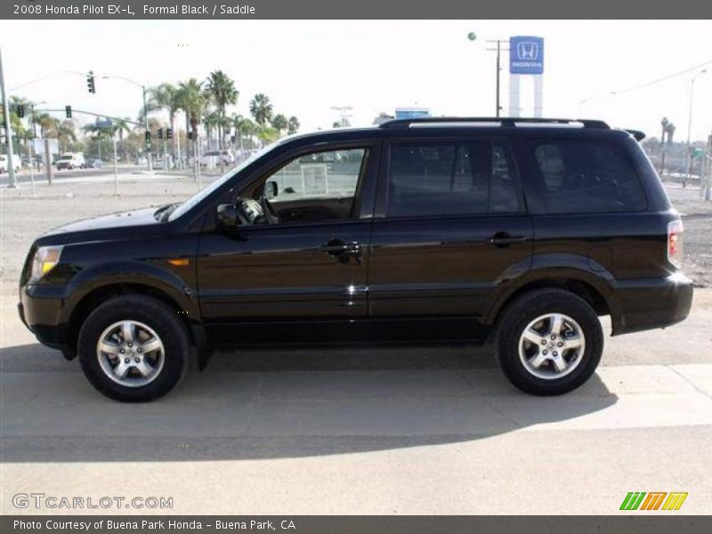 Formal Black / Saddle 2008 Honda Pilot EX-L