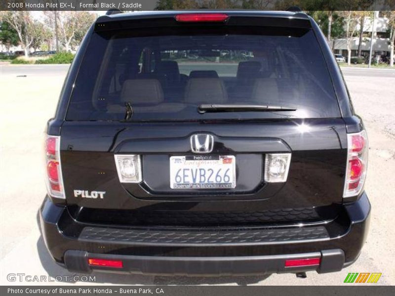 Formal Black / Saddle 2008 Honda Pilot EX-L