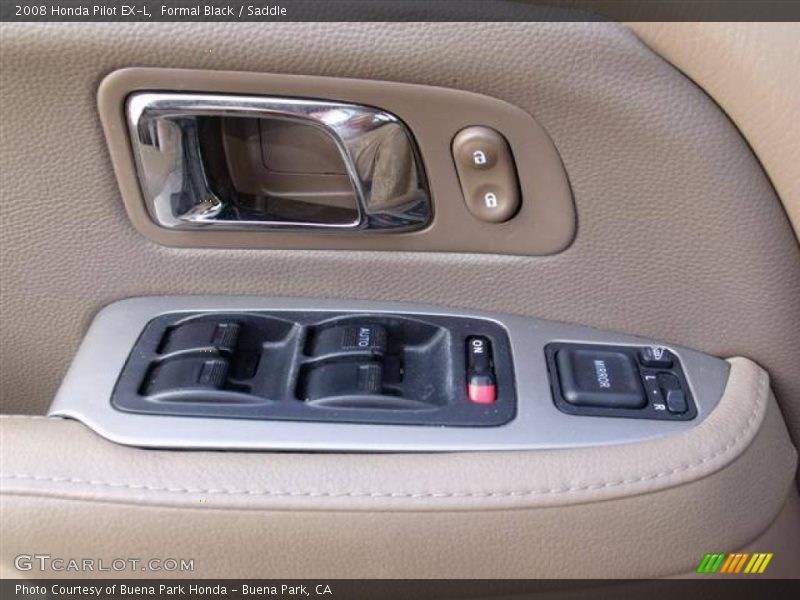 Formal Black / Saddle 2008 Honda Pilot EX-L