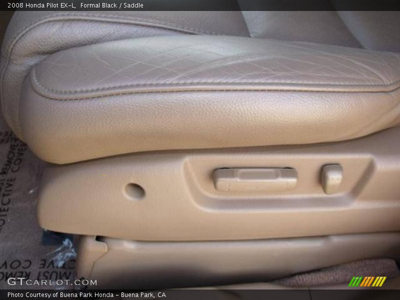 Formal Black / Saddle 2008 Honda Pilot EX-L