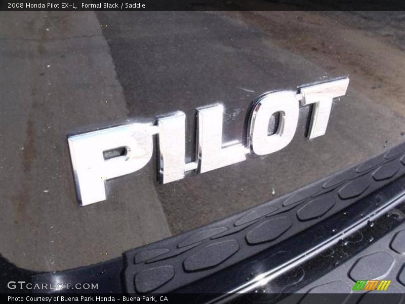 Formal Black / Saddle 2008 Honda Pilot EX-L