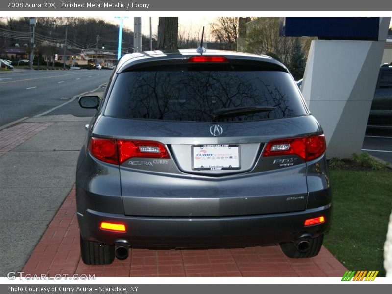 Polished Metal Metallic / Ebony 2008 Acura RDX