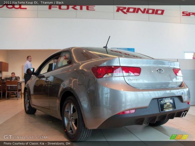 Titanium / Black 2011 Kia Forte Koup EX