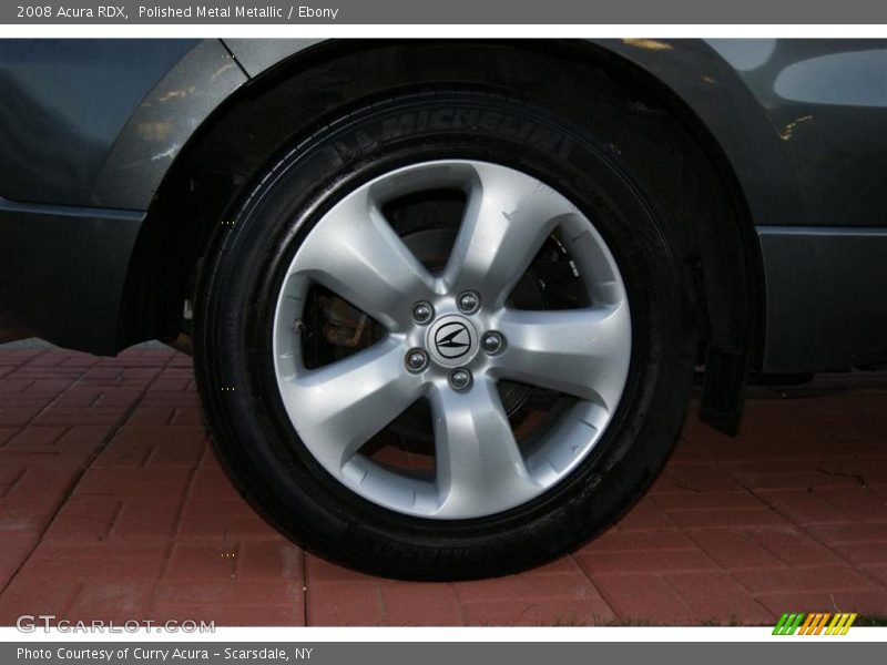 Polished Metal Metallic / Ebony 2008 Acura RDX
