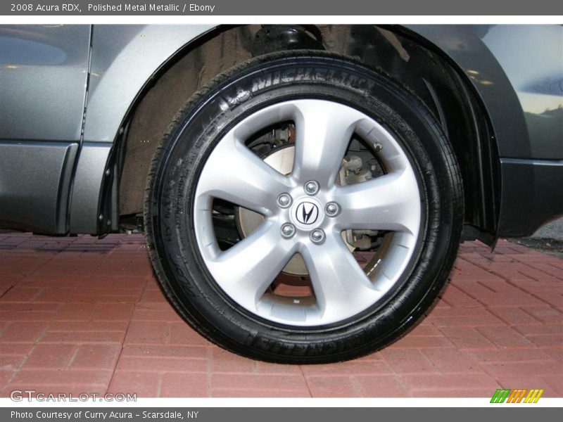 Polished Metal Metallic / Ebony 2008 Acura RDX