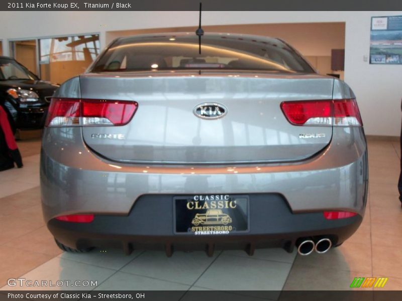 Titanium / Black 2011 Kia Forte Koup EX