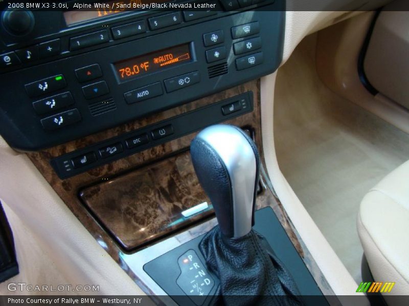 Alpine White / Sand Beige/Black Nevada Leather 2008 BMW X3 3.0si