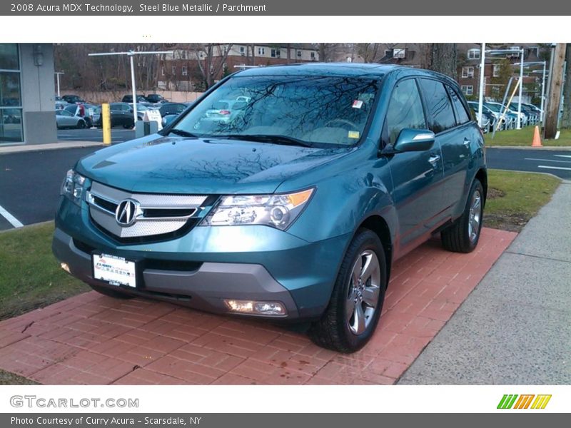 Steel Blue Metallic / Parchment 2008 Acura MDX Technology