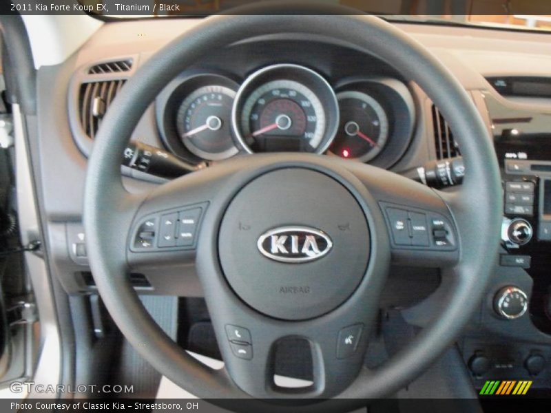 Titanium / Black 2011 Kia Forte Koup EX