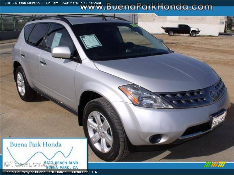 Brilliant Silver Metallic / Charcoal 2006 Nissan Murano S