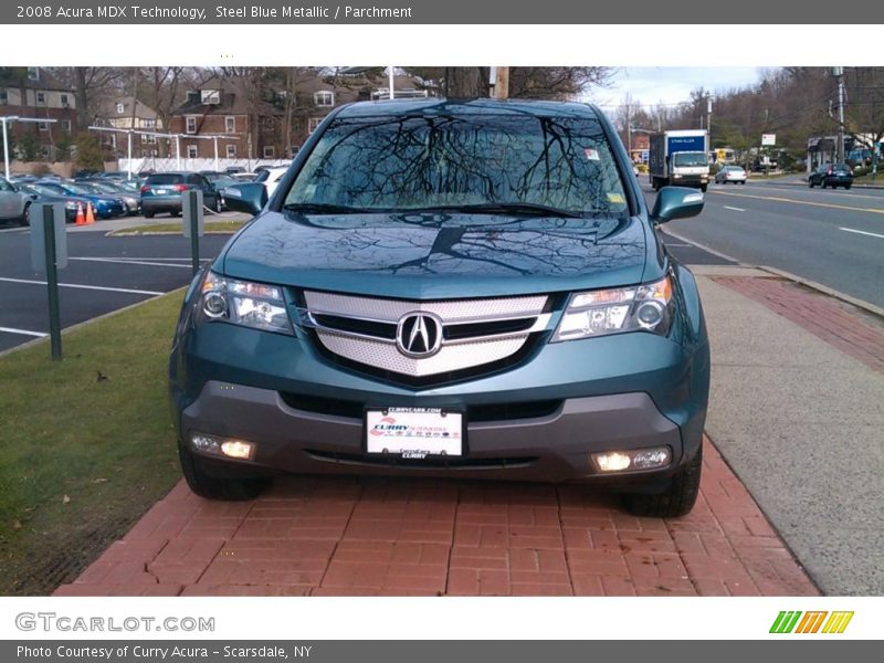 Steel Blue Metallic / Parchment 2008 Acura MDX Technology