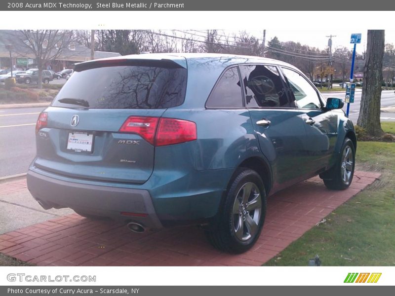 Steel Blue Metallic / Parchment 2008 Acura MDX Technology