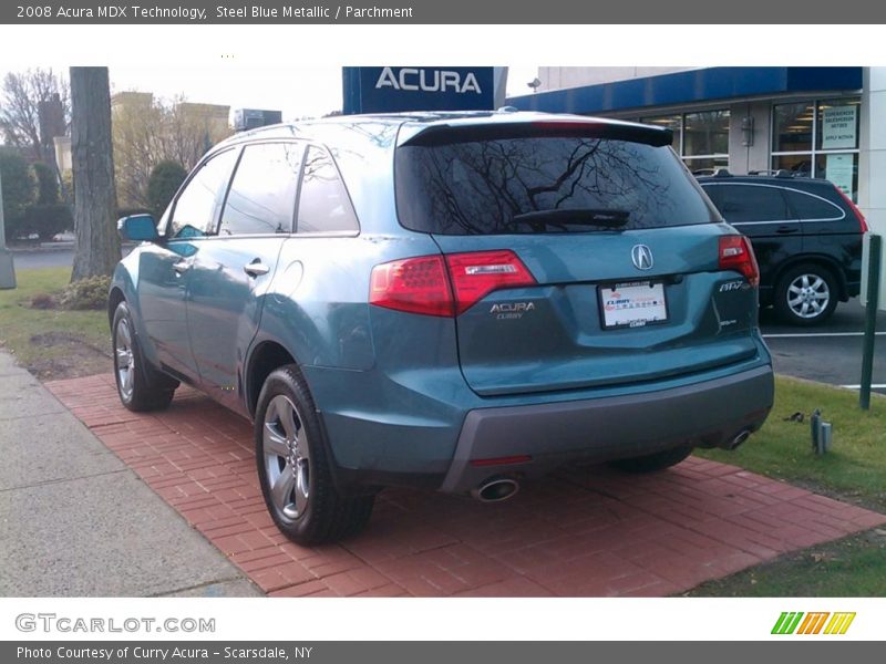 Steel Blue Metallic / Parchment 2008 Acura MDX Technology