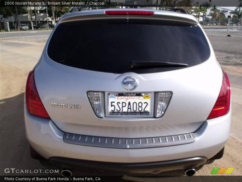 Brilliant Silver Metallic / Charcoal 2006 Nissan Murano S