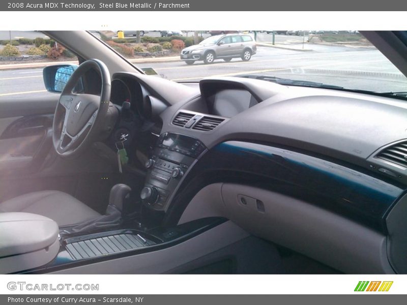 Steel Blue Metallic / Parchment 2008 Acura MDX Technology