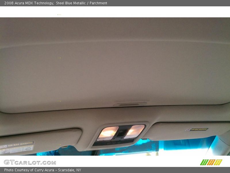 Steel Blue Metallic / Parchment 2008 Acura MDX Technology