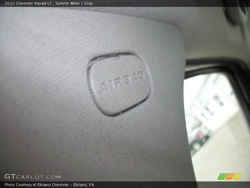 Summit White / Gray 2010 Chevrolet Impala LT