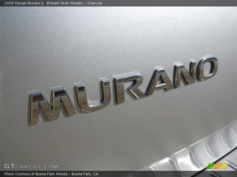 Brilliant Silver Metallic / Charcoal 2006 Nissan Murano S