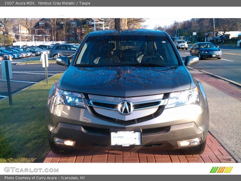 Nimbus Gray Metallic / Taupe 2007 Acura MDX