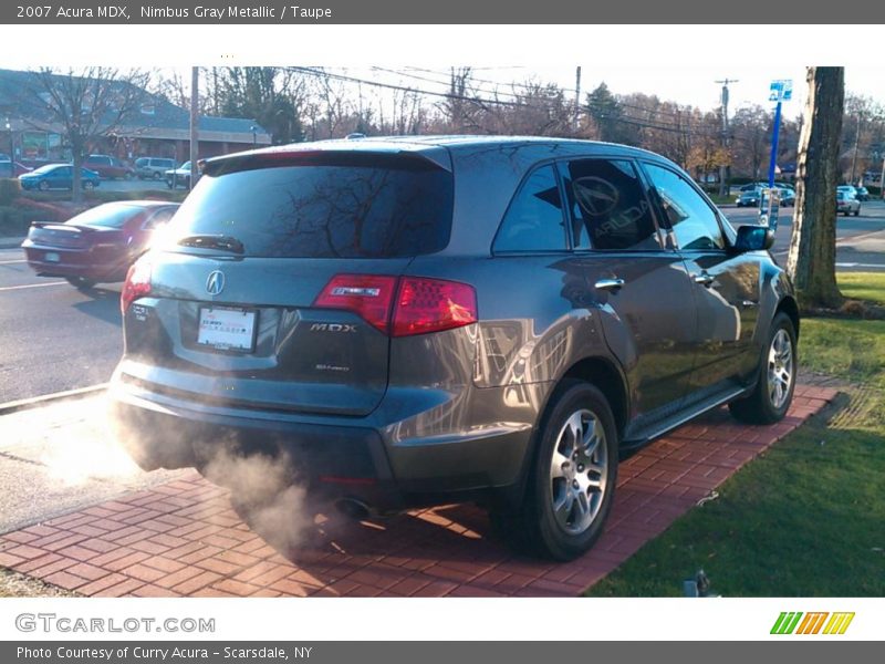 Nimbus Gray Metallic / Taupe 2007 Acura MDX