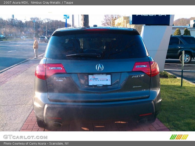 Nimbus Gray Metallic / Taupe 2007 Acura MDX