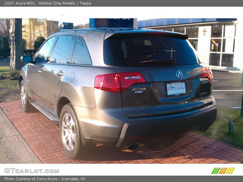 Nimbus Gray Metallic / Taupe 2007 Acura MDX