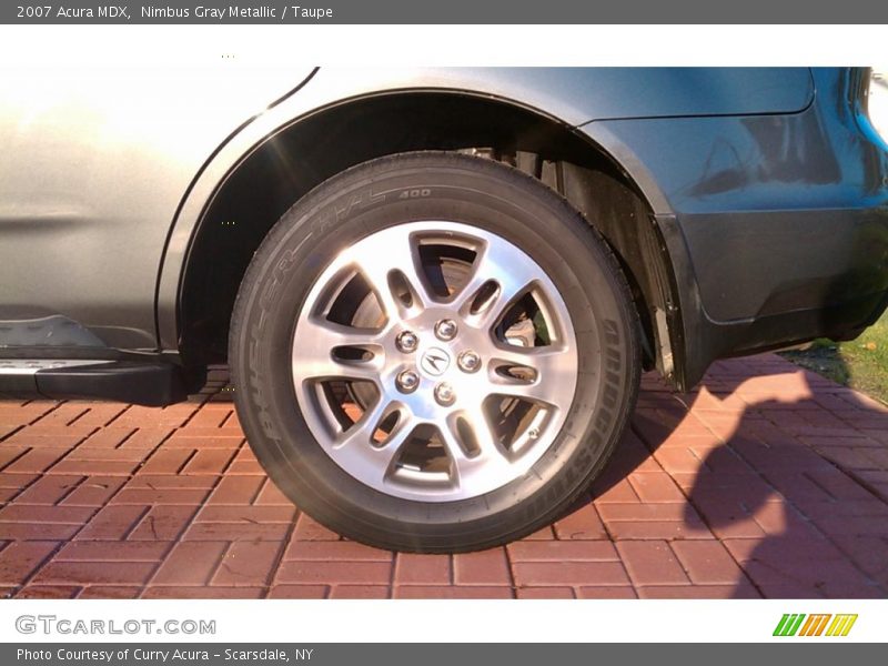 Nimbus Gray Metallic / Taupe 2007 Acura MDX