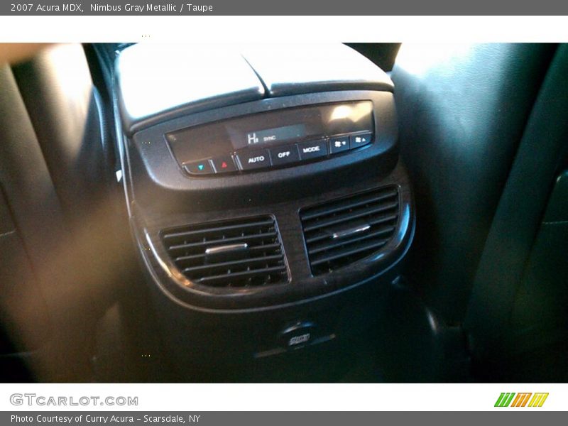 Nimbus Gray Metallic / Taupe 2007 Acura MDX