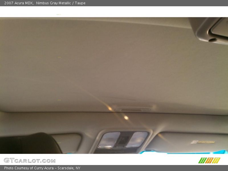 Nimbus Gray Metallic / Taupe 2007 Acura MDX