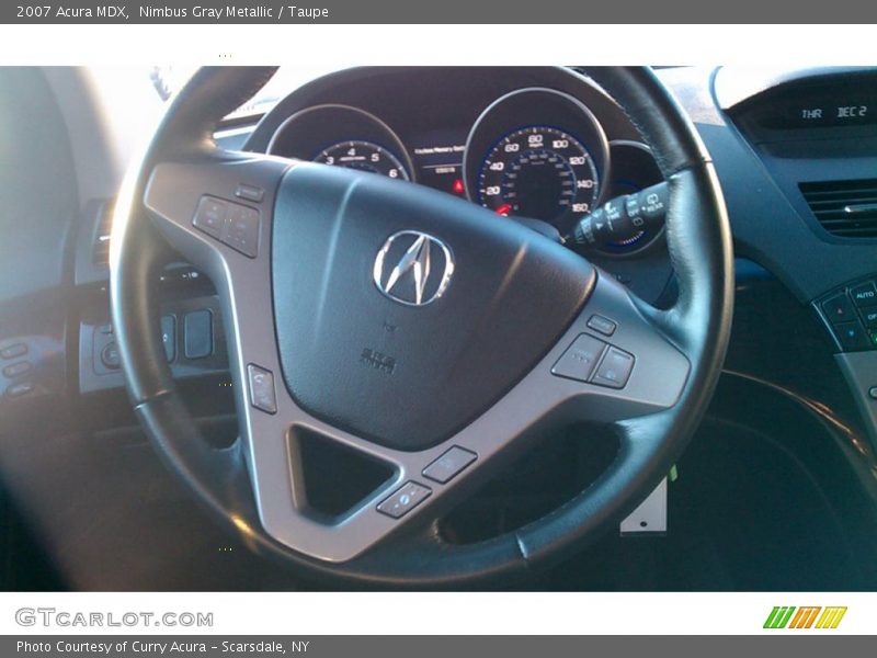 Nimbus Gray Metallic / Taupe 2007 Acura MDX