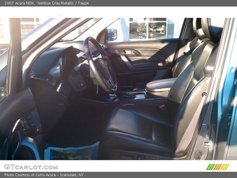 Nimbus Gray Metallic / Taupe 2007 Acura MDX