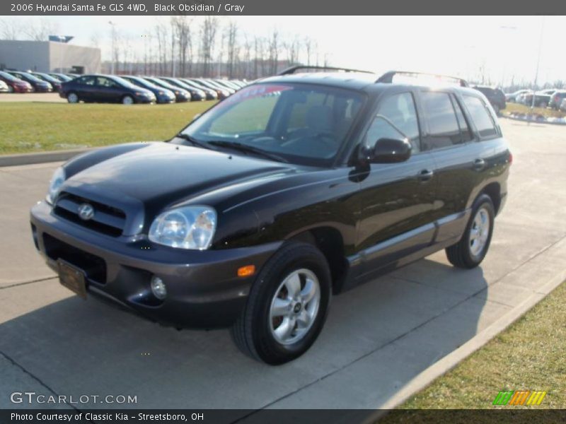Black Obsidian / Gray 2006 Hyundai Santa Fe GLS 4WD
