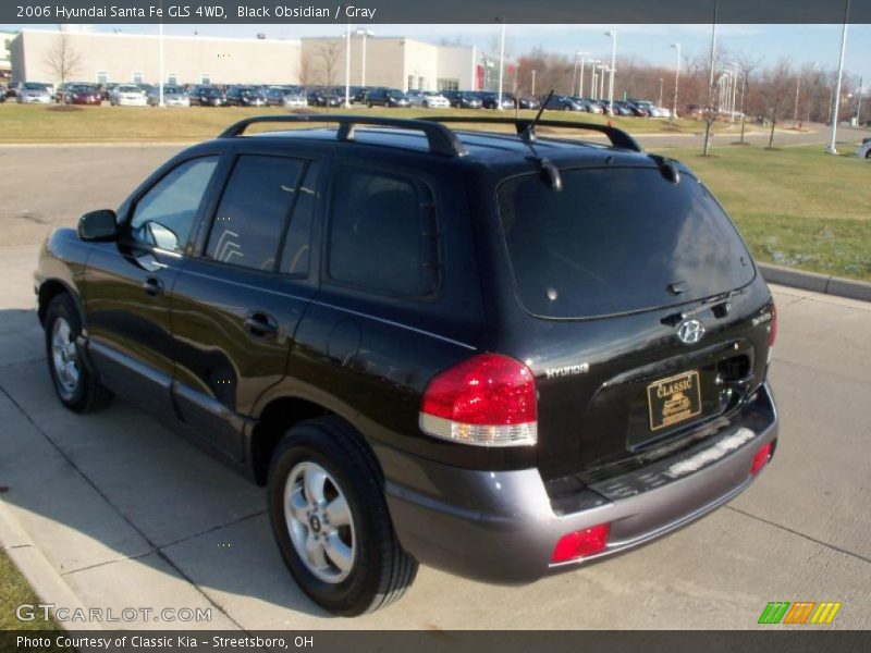 Black Obsidian / Gray 2006 Hyundai Santa Fe GLS 4WD