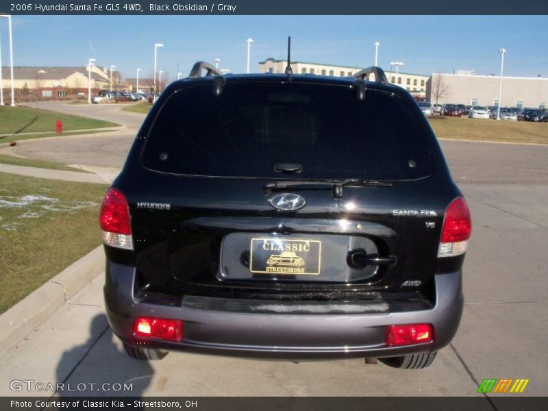 Black Obsidian / Gray 2006 Hyundai Santa Fe GLS 4WD
