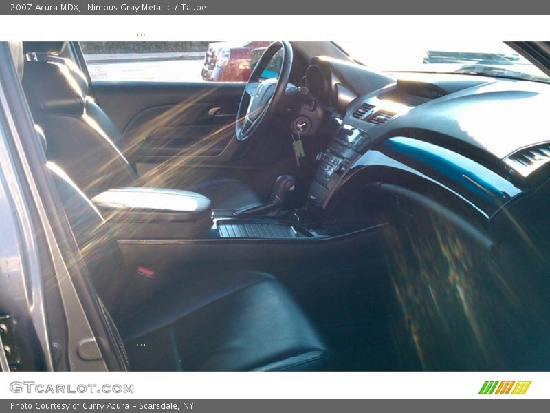 Nimbus Gray Metallic / Taupe 2007 Acura MDX