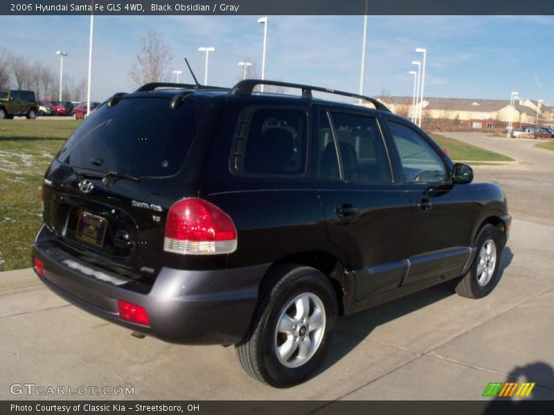 Black Obsidian / Gray 2006 Hyundai Santa Fe GLS 4WD