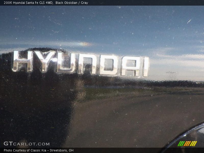 Black Obsidian / Gray 2006 Hyundai Santa Fe GLS 4WD