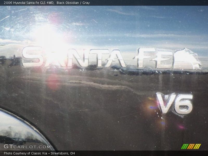 Black Obsidian / Gray 2006 Hyundai Santa Fe GLS 4WD