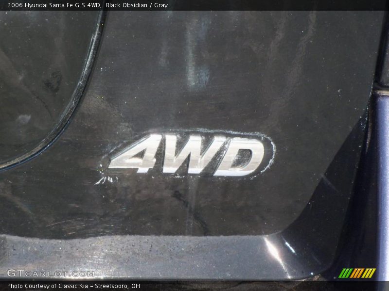 Black Obsidian / Gray 2006 Hyundai Santa Fe GLS 4WD