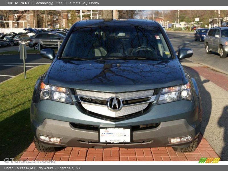Steel Blue Metallic / Ebony 2008 Acura MDX Technology