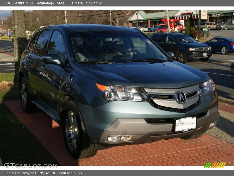 Steel Blue Metallic / Ebony 2008 Acura MDX Technology